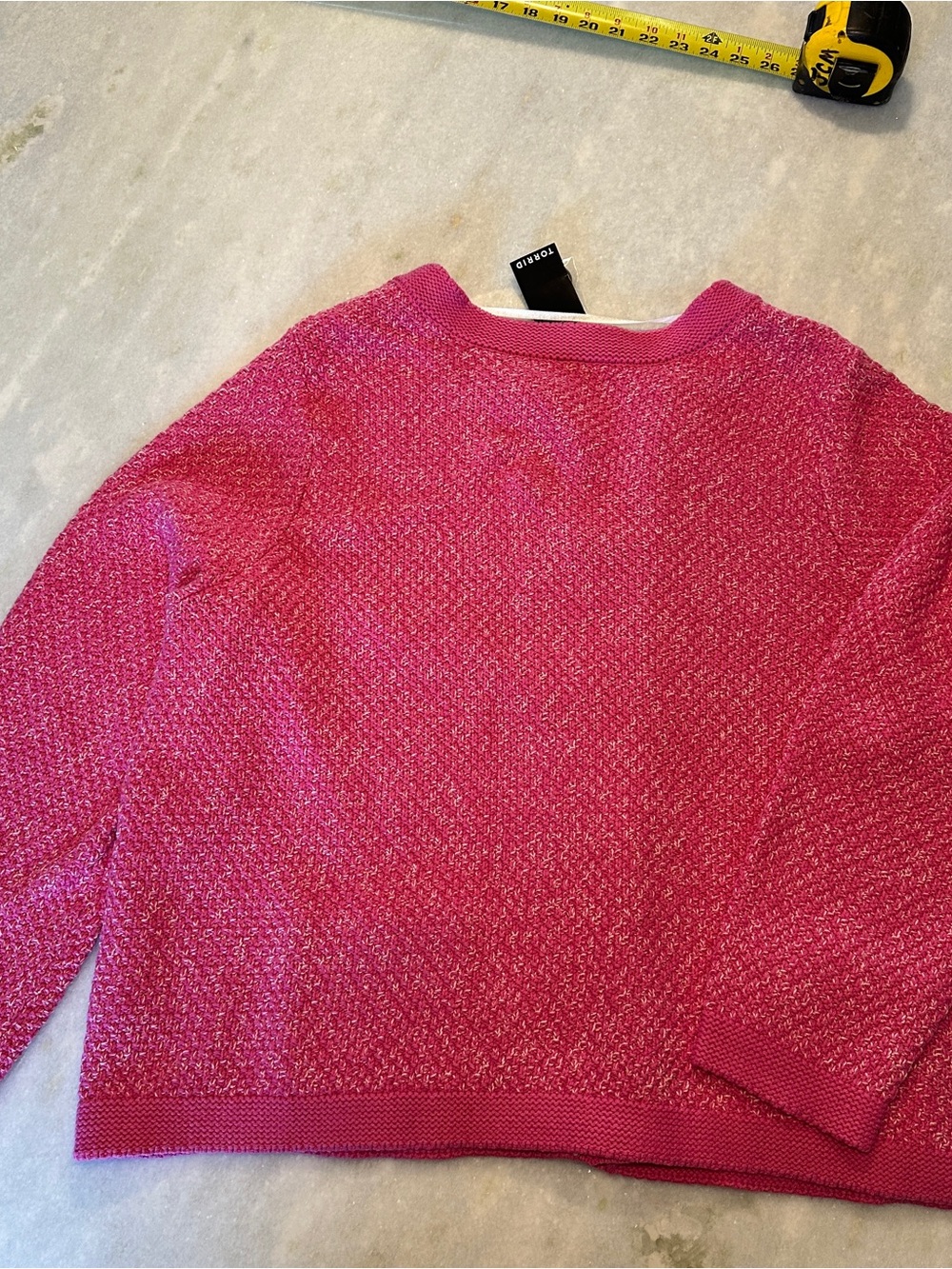 Torrid Size 3 - Hot Pink Textured Button-Front Cardigan - Picture 12 of 12